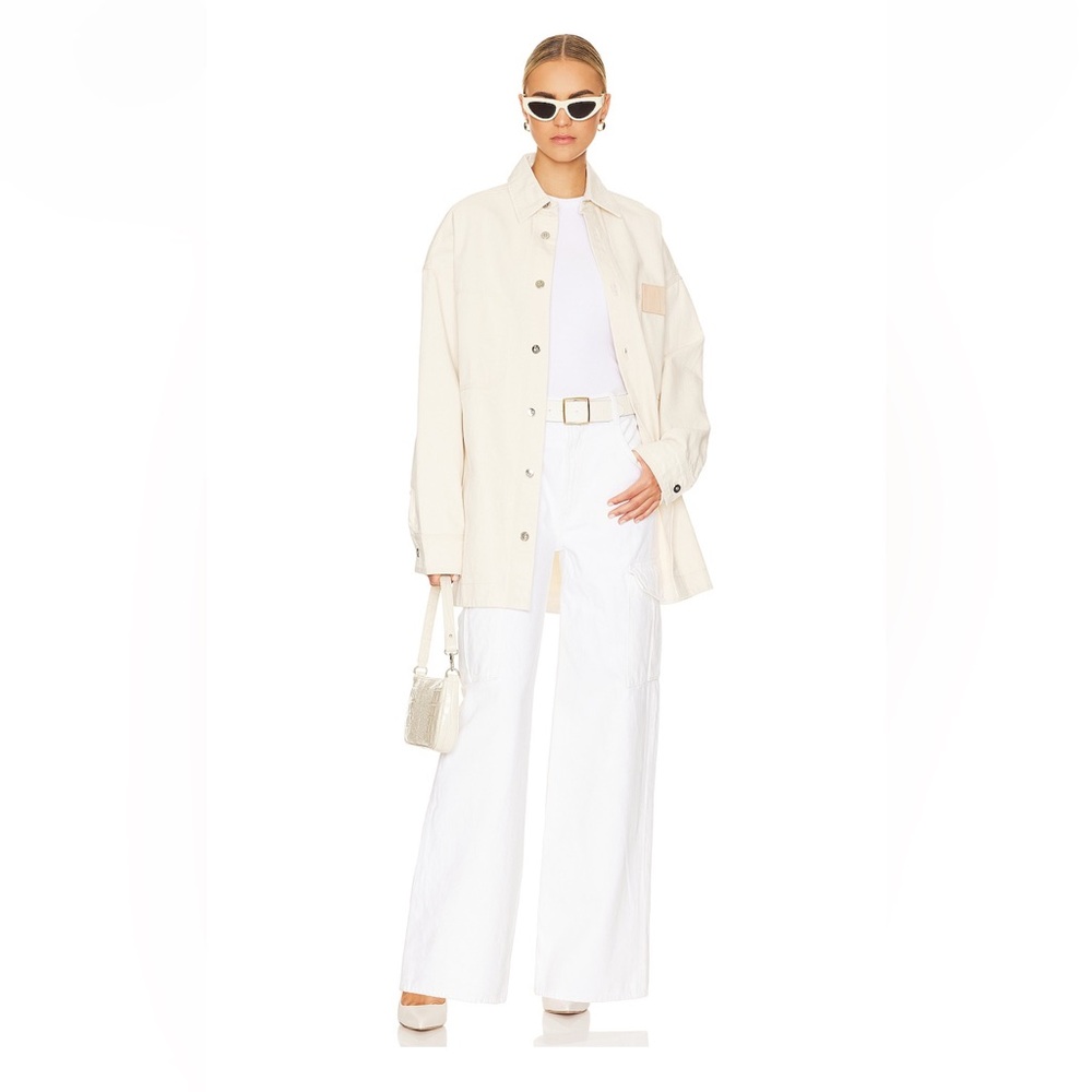 Agolde Minka Cargo White Jeans - NWT